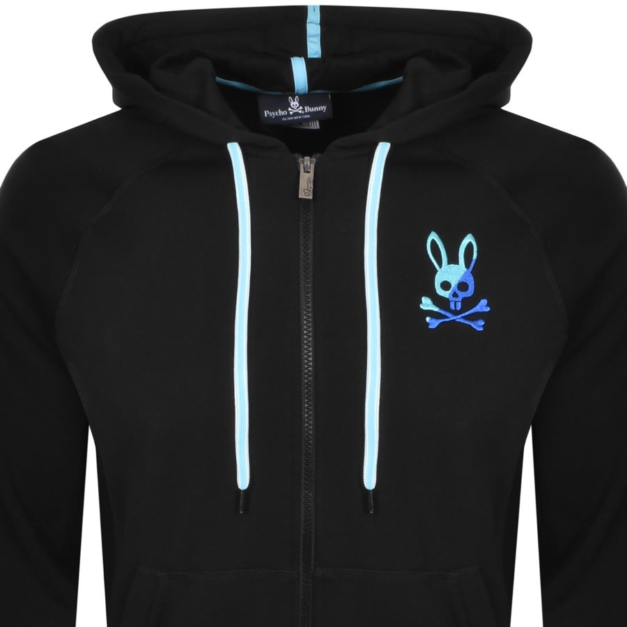 Alternative Image for ProductPsycho Bunny Full Zip Drake Hoodie Black2